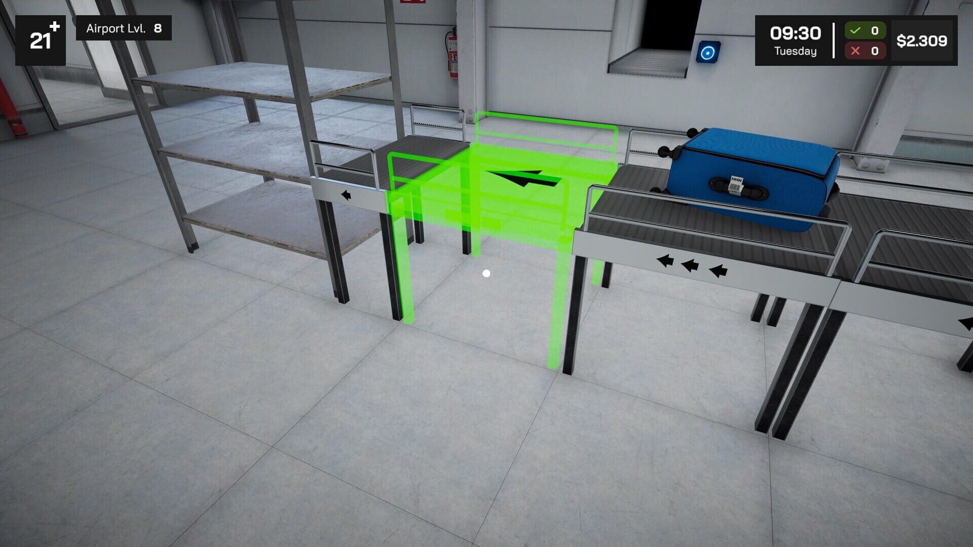 Screenshot for Airport Baggage Simulator
