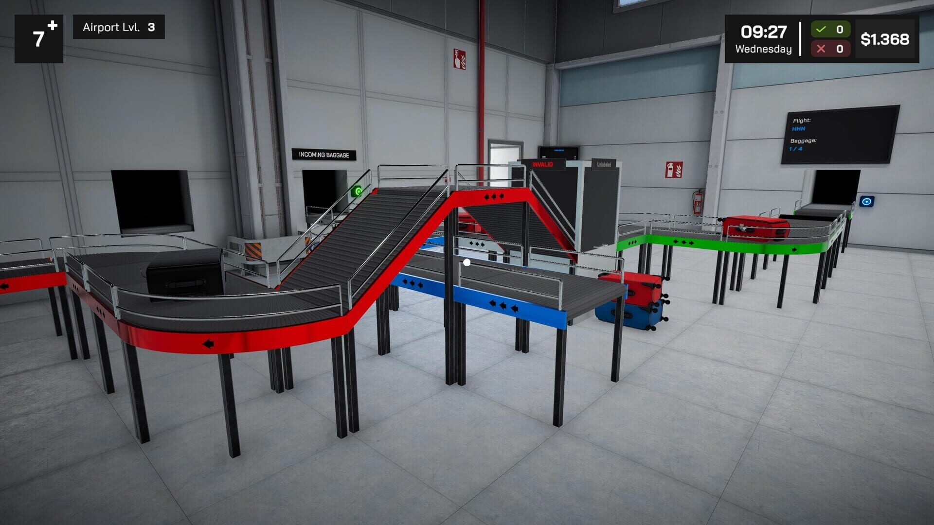 Screenshot for Airport Baggage Simulator