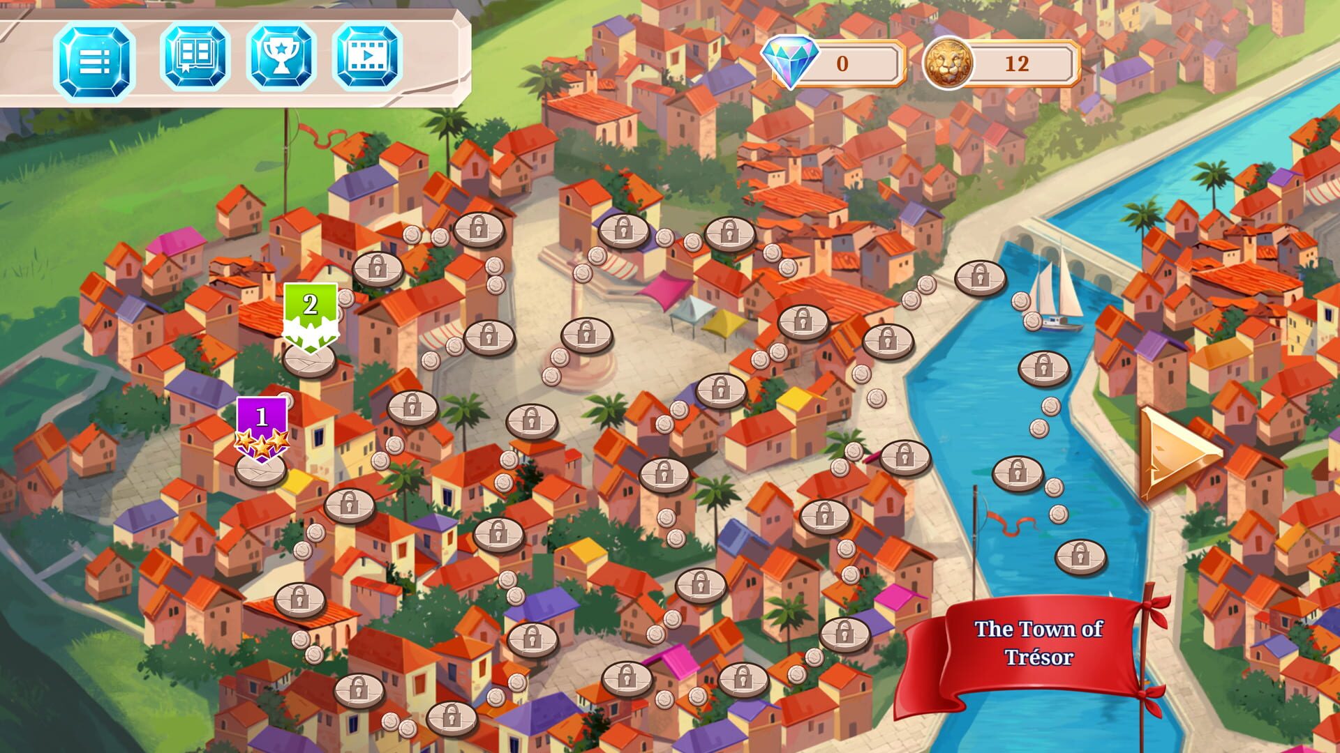 Screenshot for Jewel Quest: Match 3 Adventure