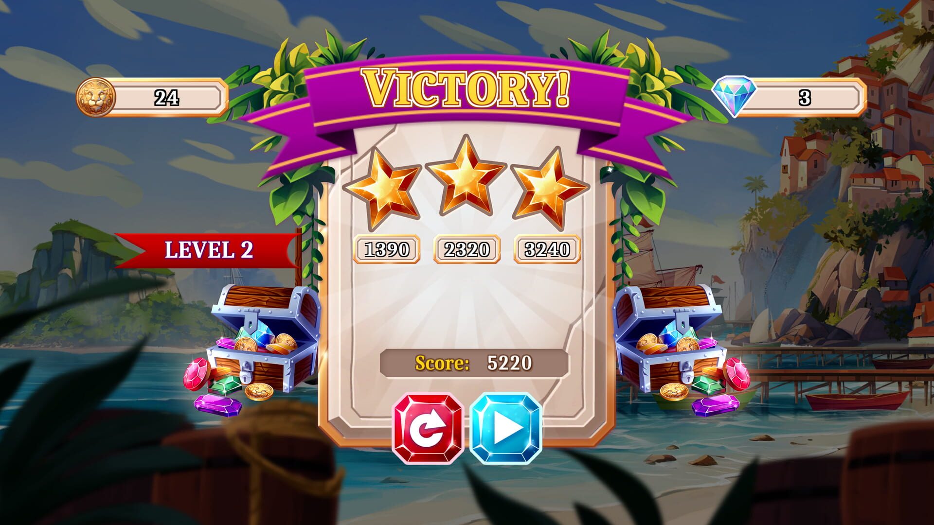 Screenshot for Jewel Quest: Match 3 Adventure