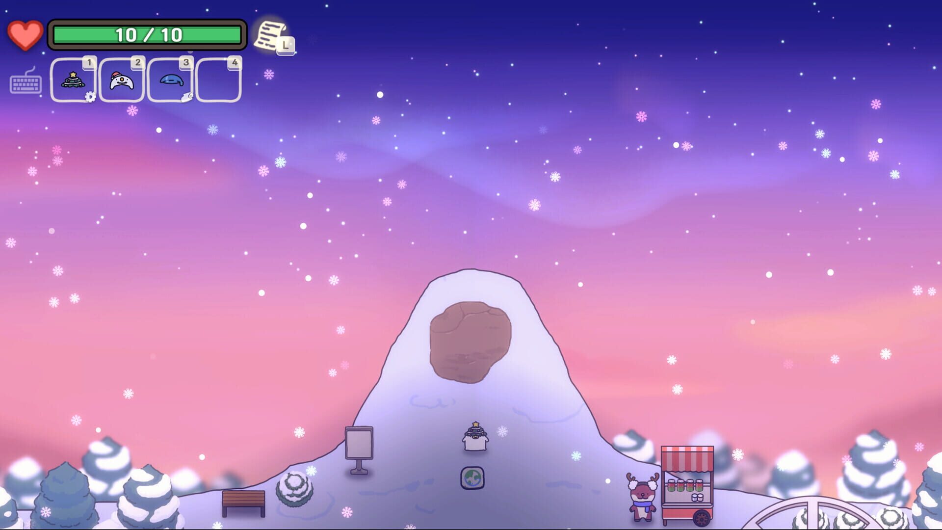 Screenshot for Ogu and the Secret Forest: Winter Festival Blast