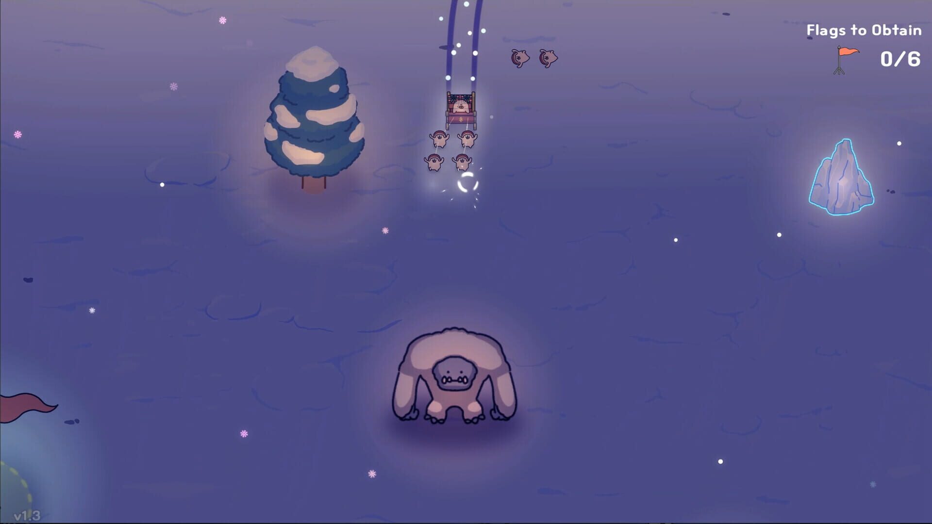 Screenshot for Ogu and the Secret Forest: Winter Festival Blast
