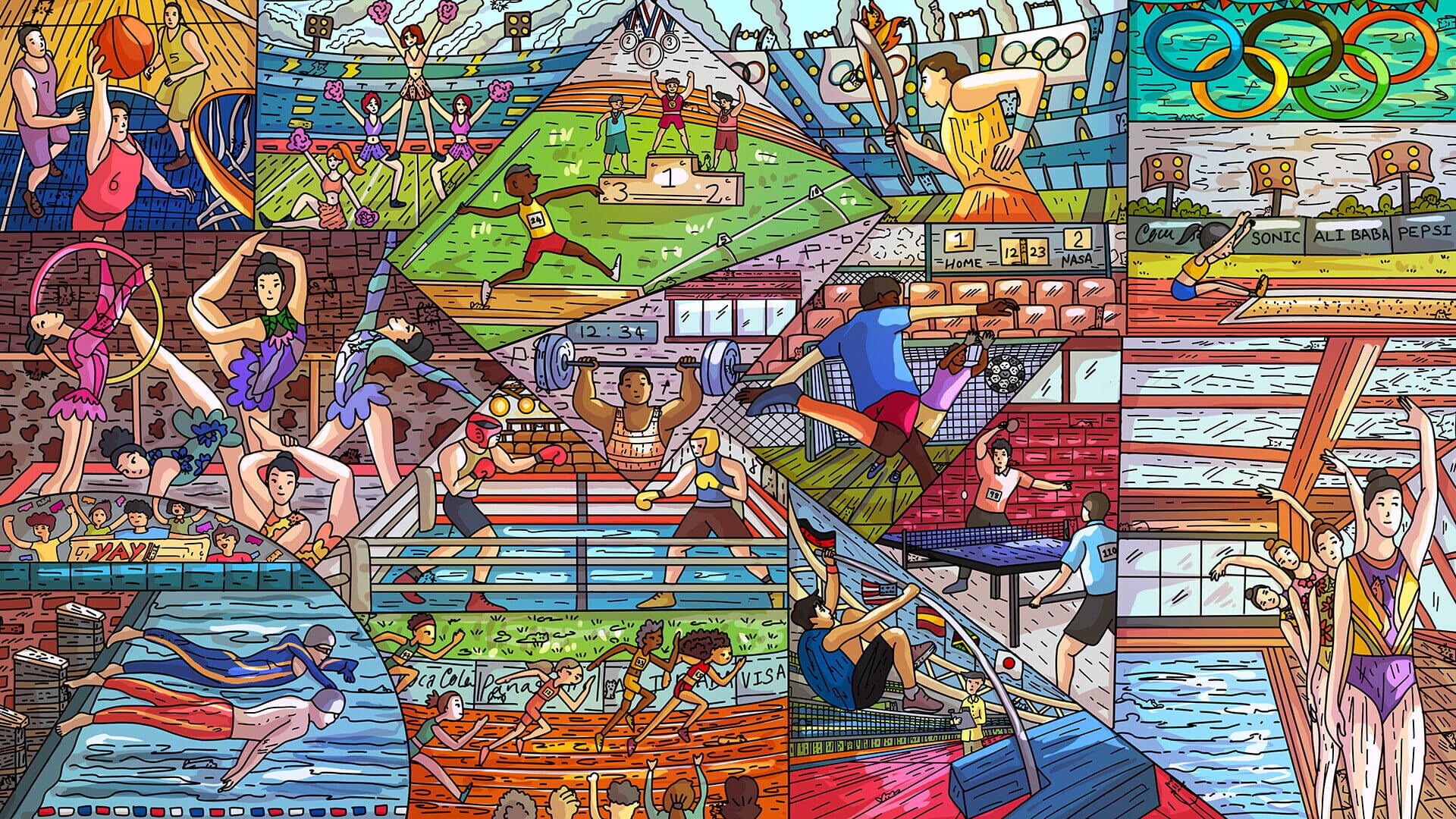 Screenshot for 100 Olympic Cats