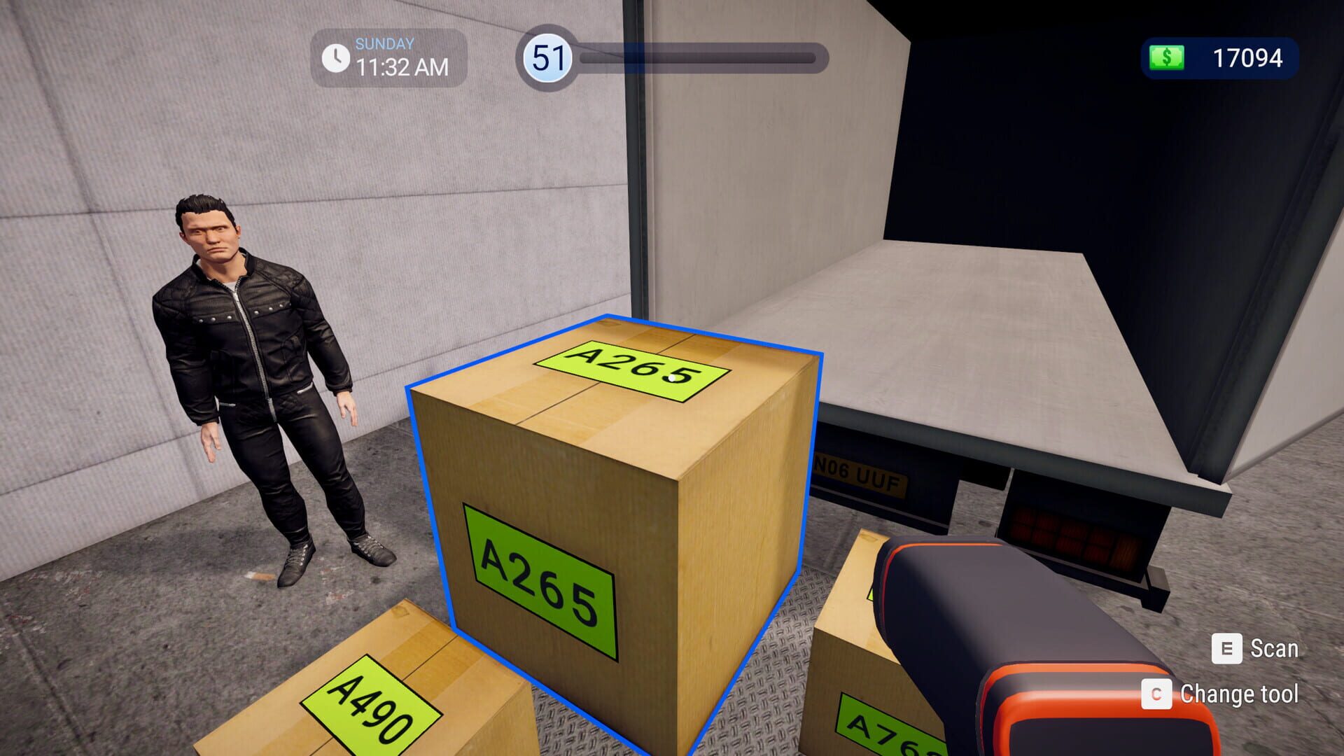 Screenshot for Parcel Delivery Simulator