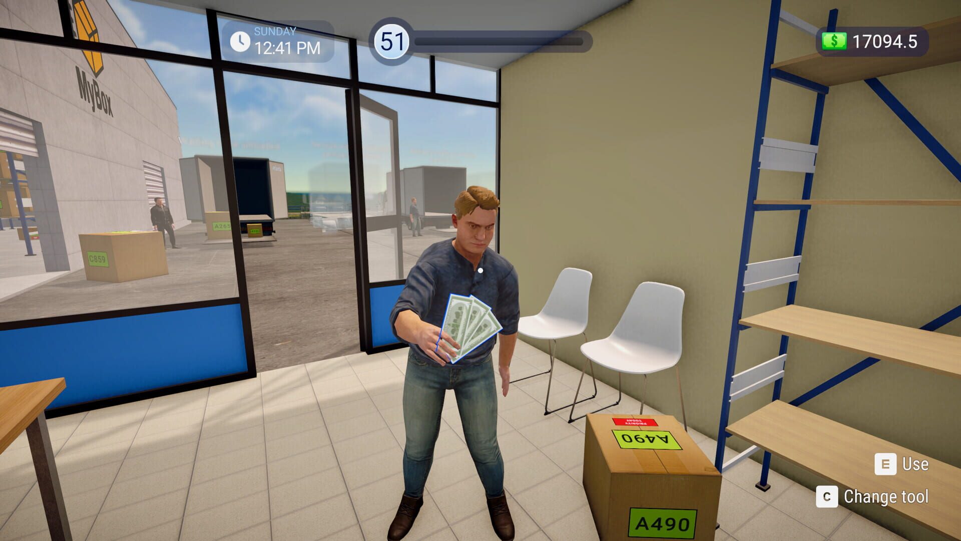 Screenshot for Parcel Delivery Simulator