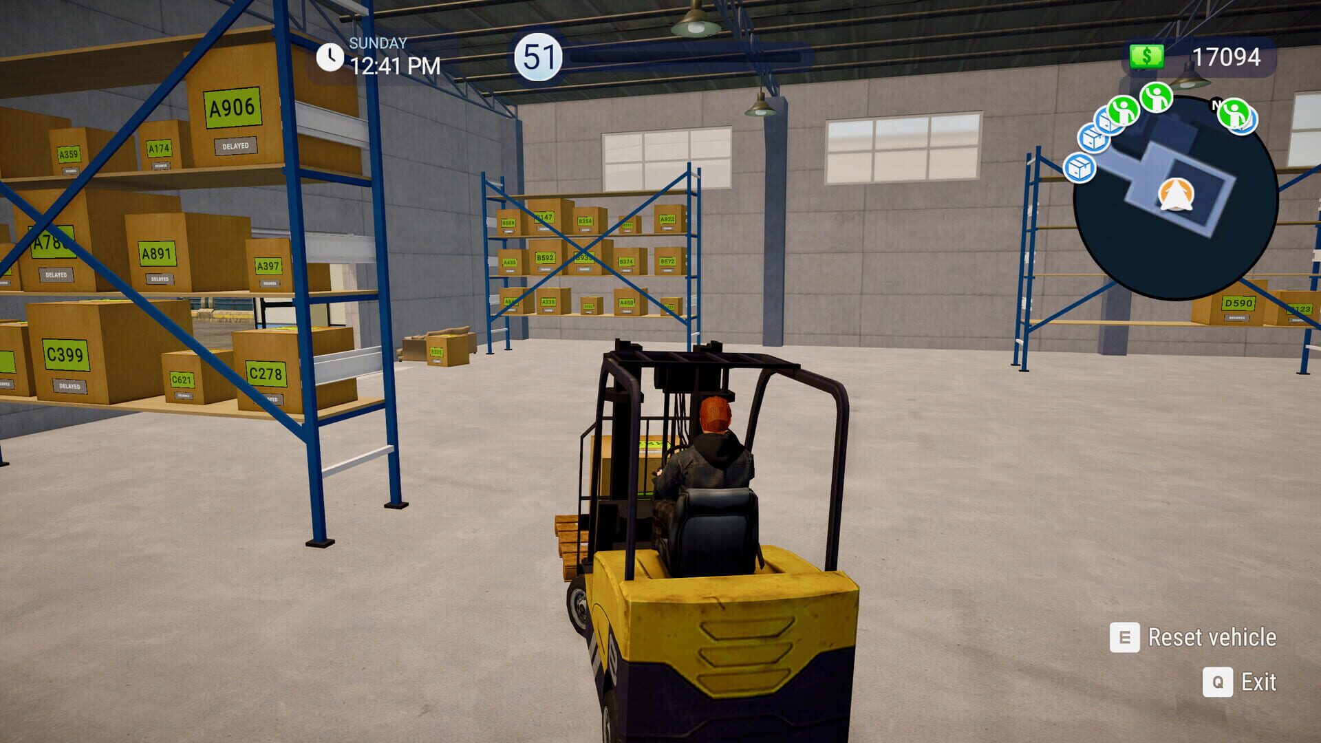Screenshot for Parcel Delivery Simulator