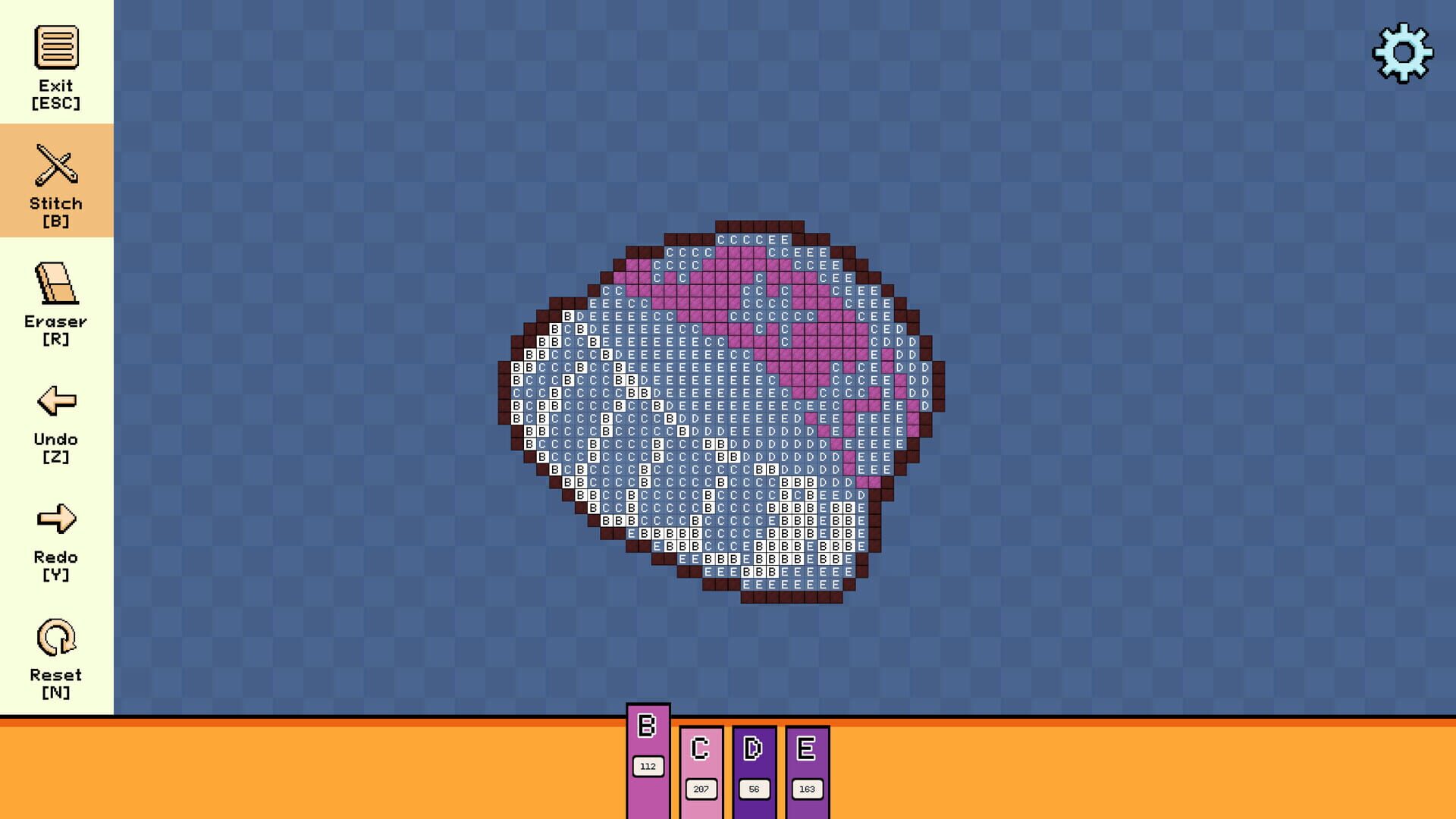 Screenshot for Pixel Cross Stitch: Color by Number - Autumn Miniatures Pack