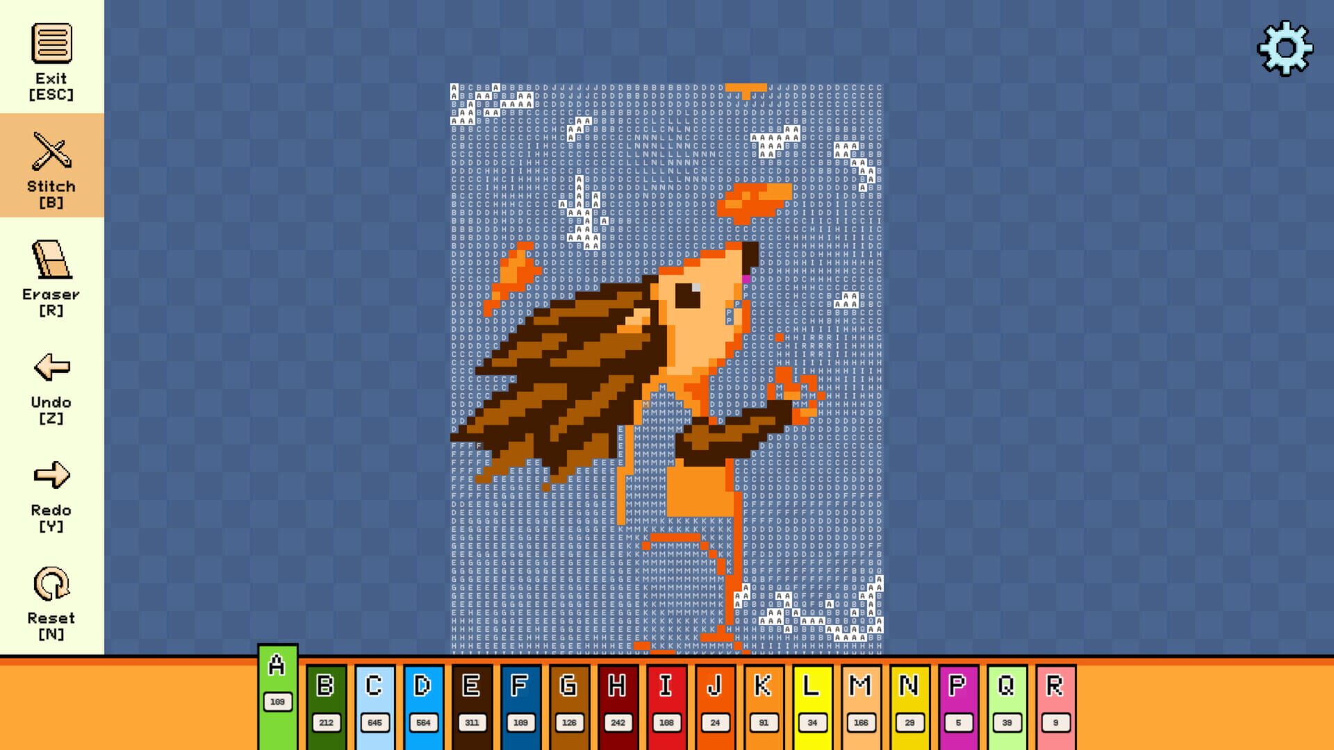 Screenshot for Pixel Cross Stitch: Color by Number - Autumn Pack 3