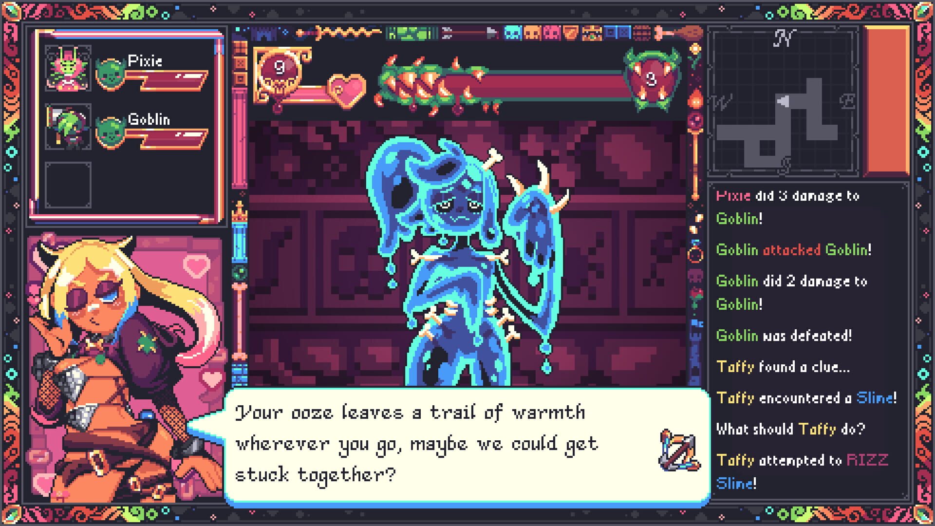 Screenshot for Rizz Dungeon: Skeleton Key to My Heart