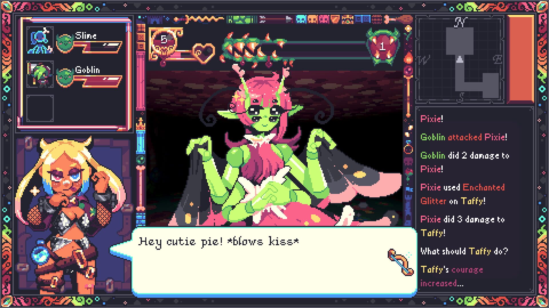 Screenshot for Rizz Dungeon: Skeleton Key to My Heart