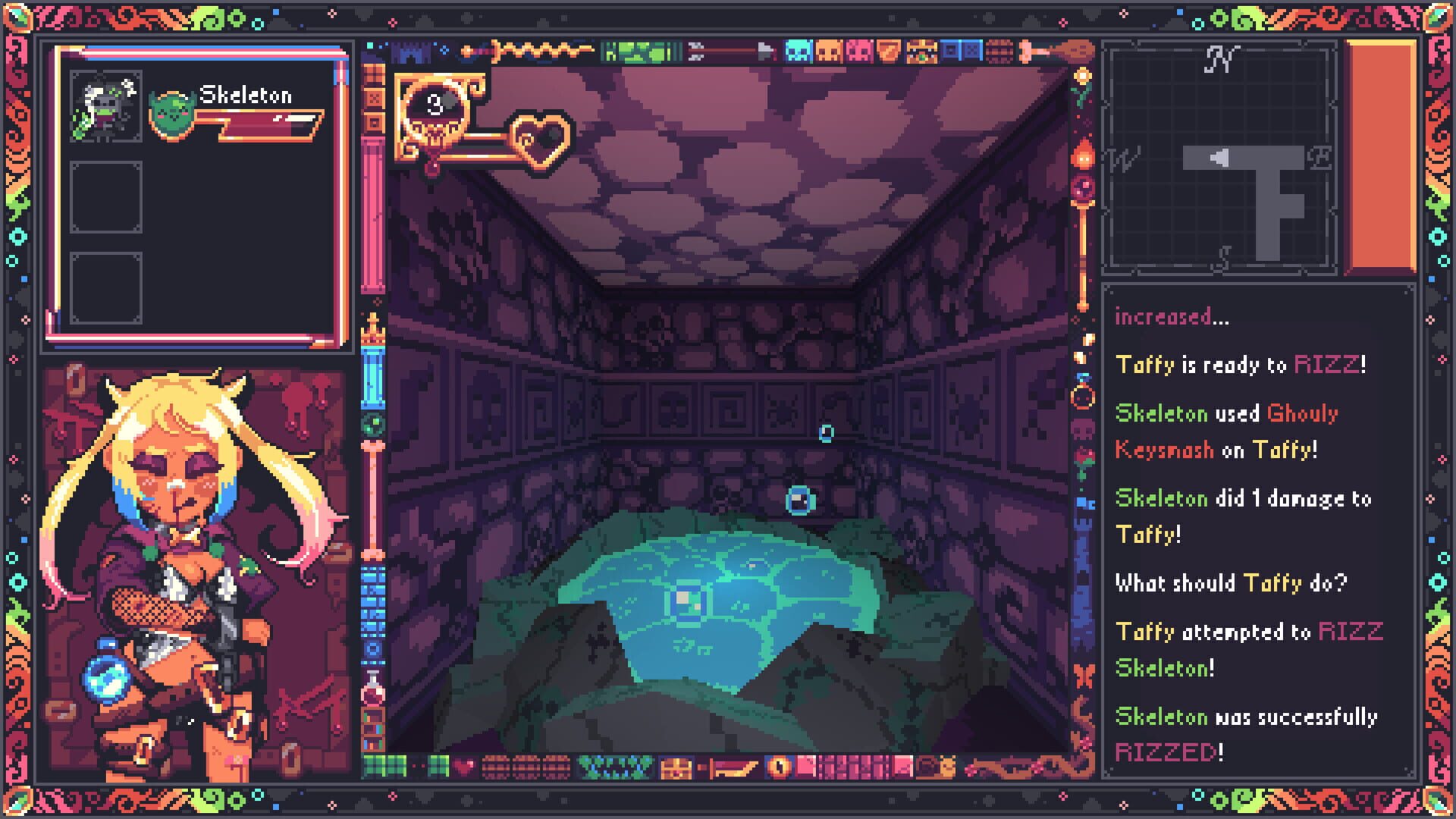 Screenshot for Rizz Dungeon: Skeleton Key to My Heart