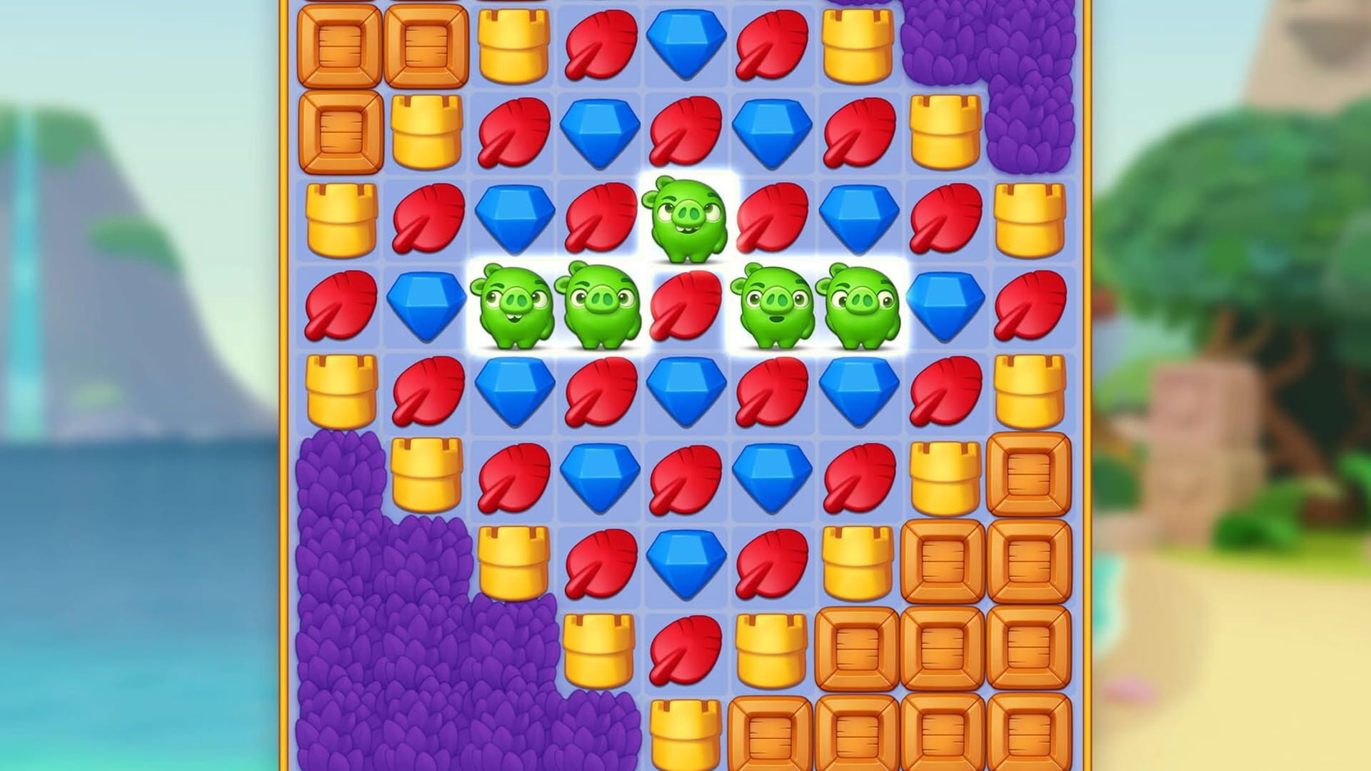 Screenshot for Angry Birds Match World
