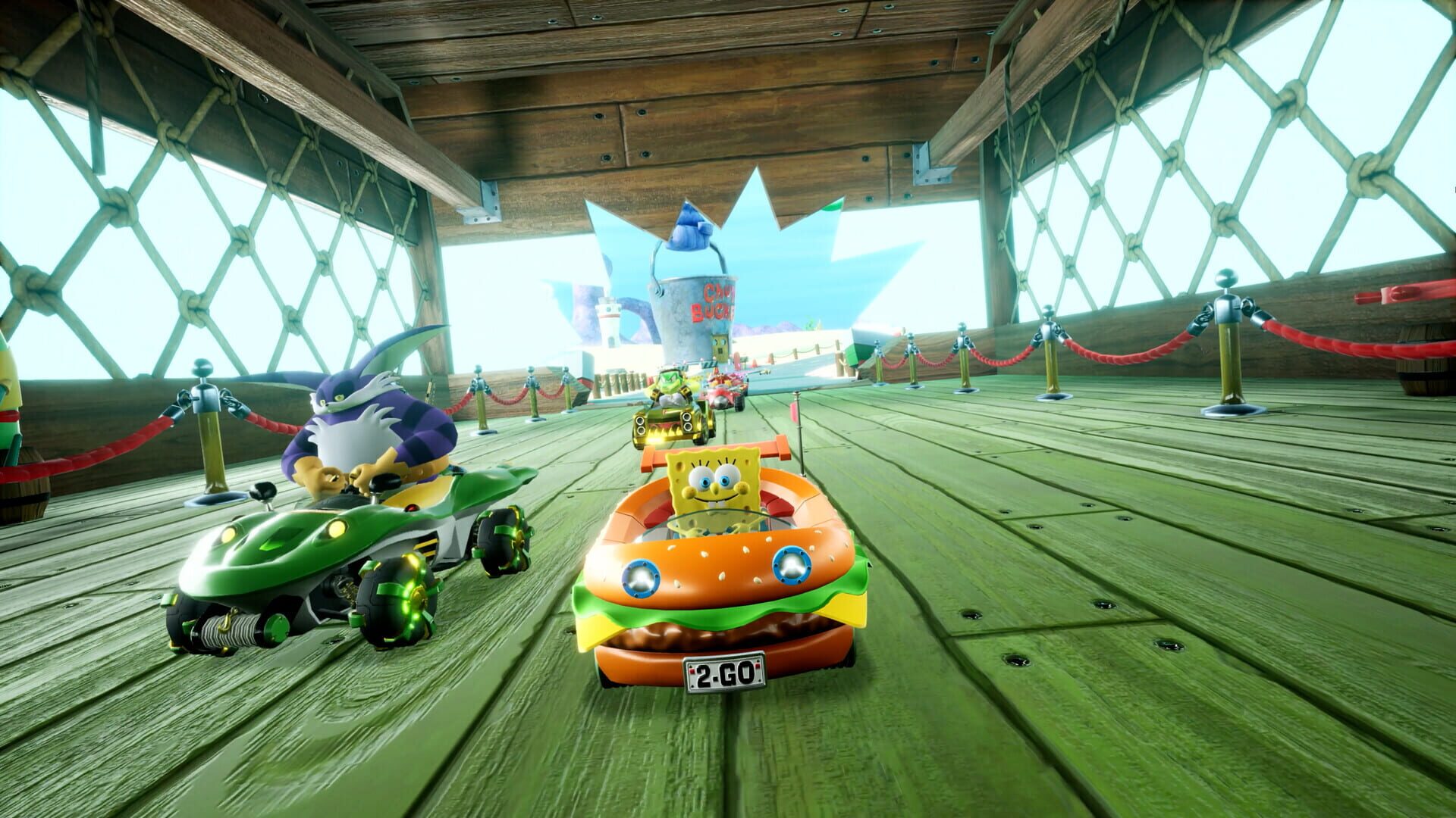 Screenshot for Sonic Racing: CrossWorlds - SpongeBob SquarePants Pack
