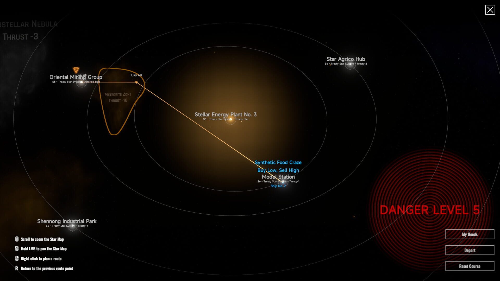 Screenshot for Stellar Trader