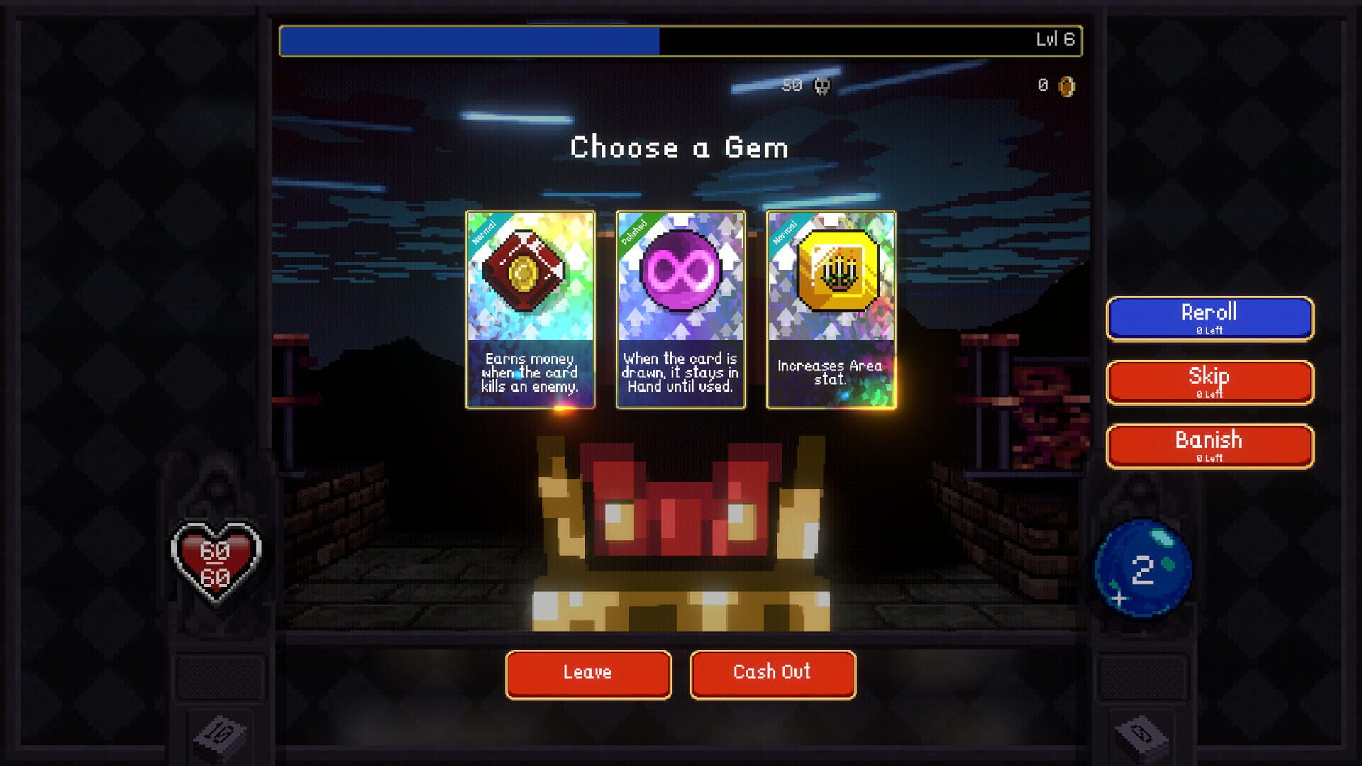Screenshot for Vampire Crawlers: The Turbo Wildcard from Vampire Survivors