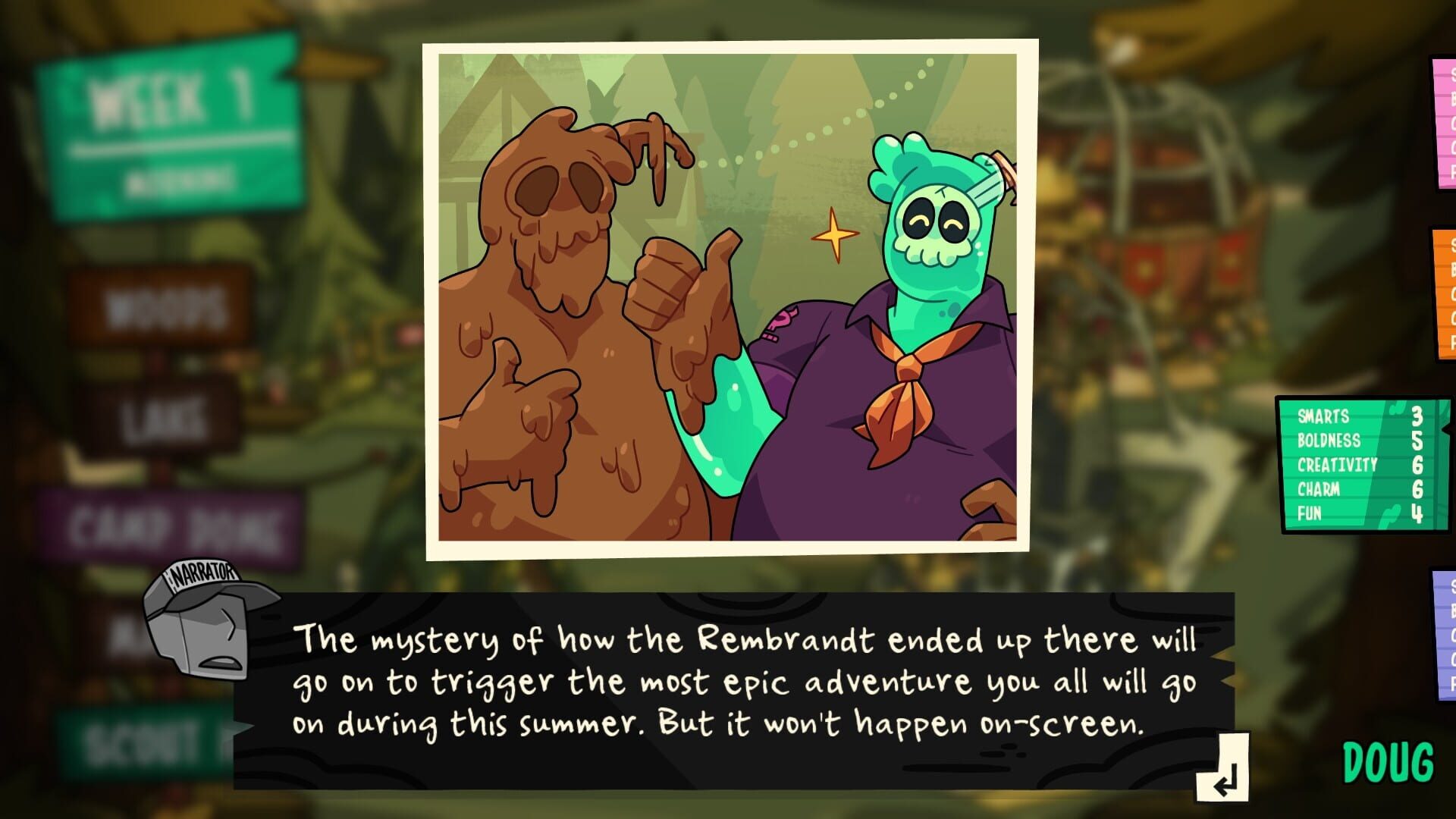 Screenshot for Monster Camp Character Pack: Colorful Campers
