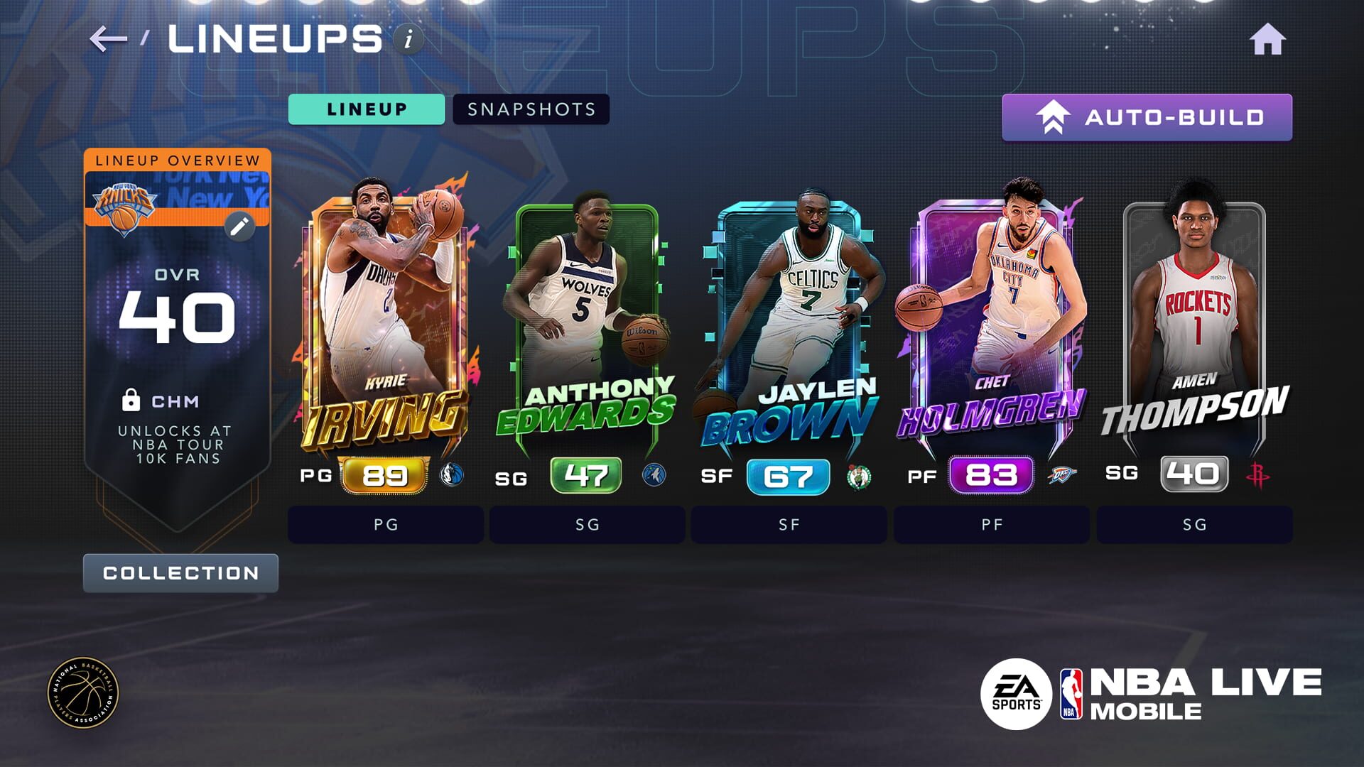 Screenshot for NBA Live Mobile