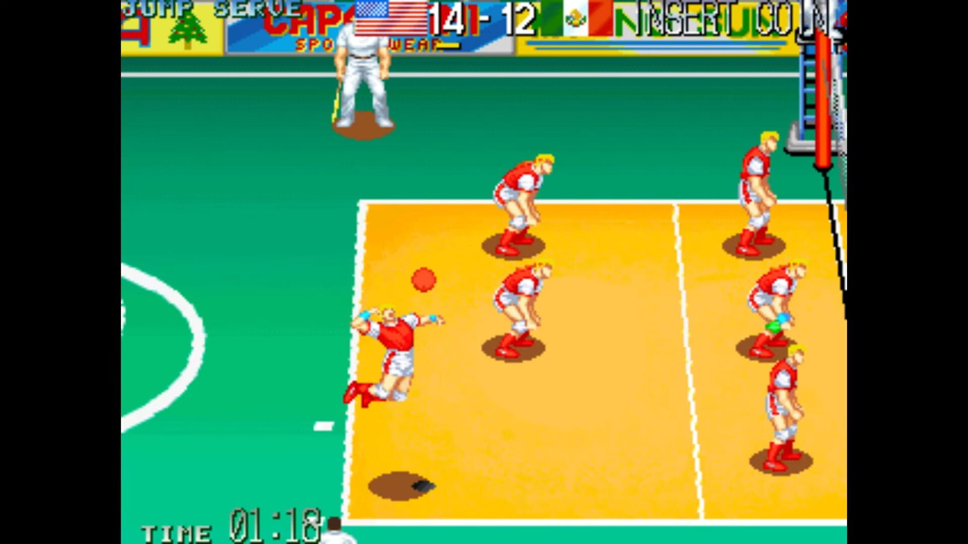 Screenshot for Worldcup Volleyball '95