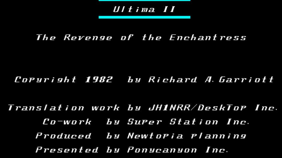Screenshot for Ultima II: The Revenge of the Enchantress