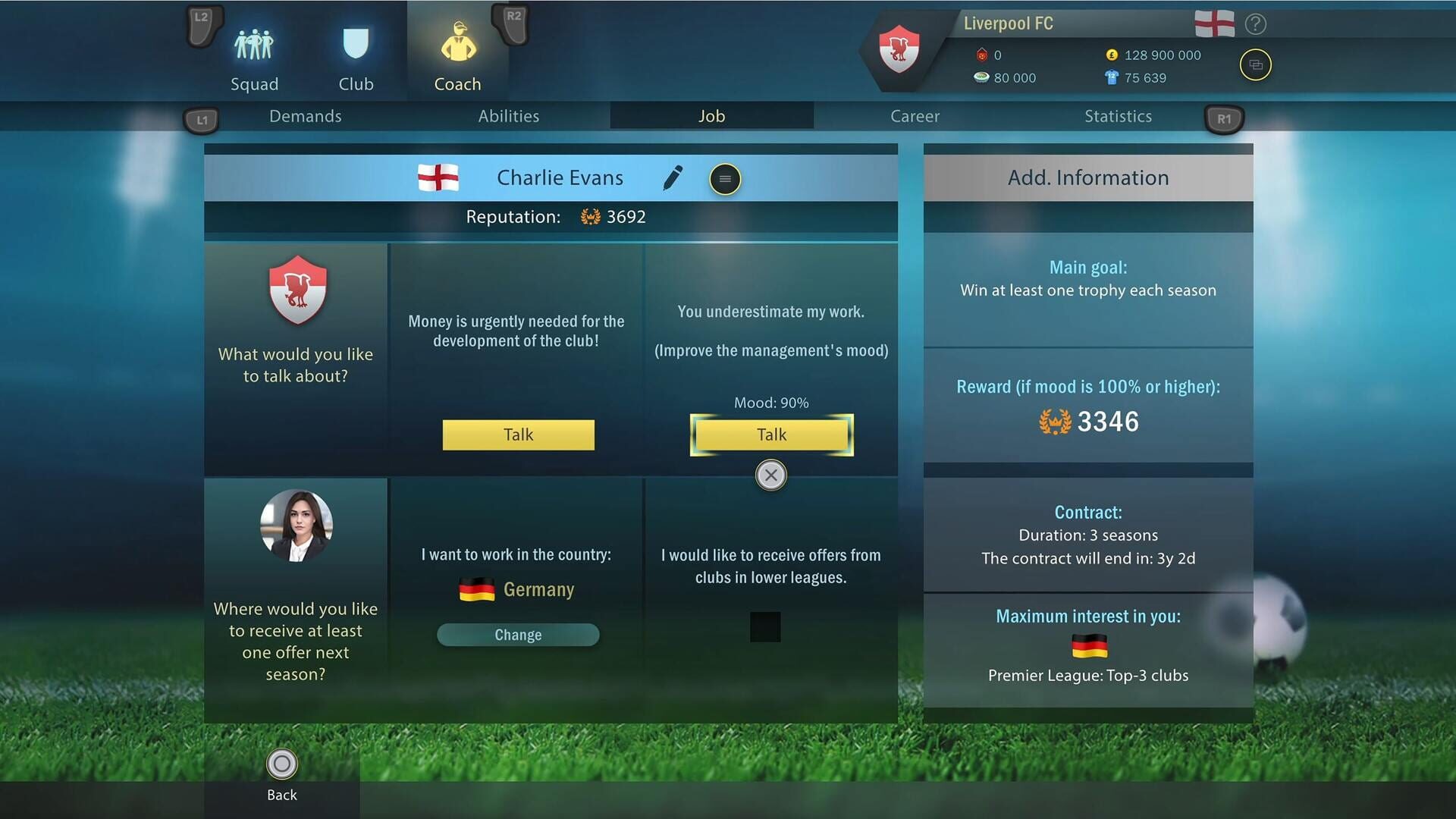 Screenshot for Football, Tactics & Glory