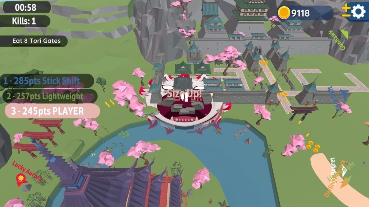 Screenshot for Hole io: Japan DLC