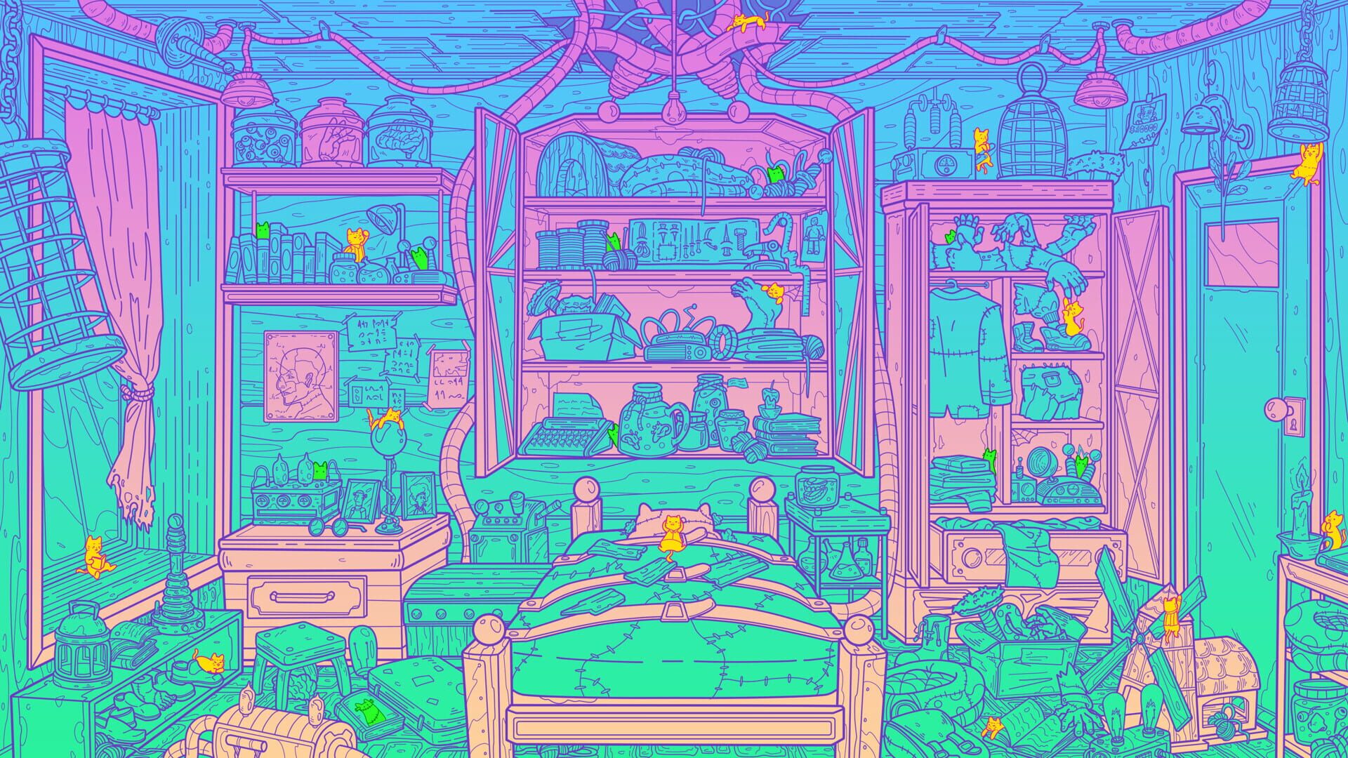 Screenshot for Flats Full of Cats: Bugs & Bolts