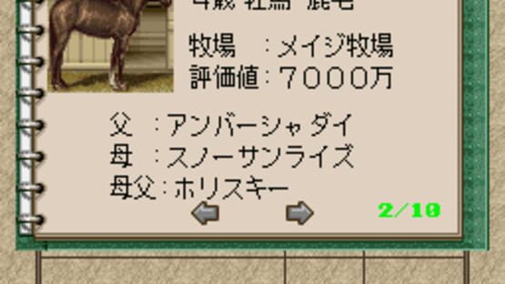 Screenshot for Winning Post 2