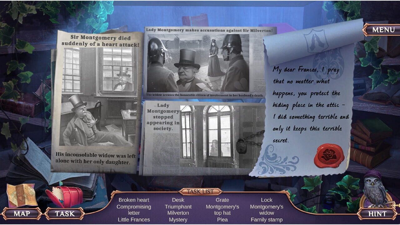 Screenshot for Ms. Holmes: The Milverton Plot - Collector's Edition