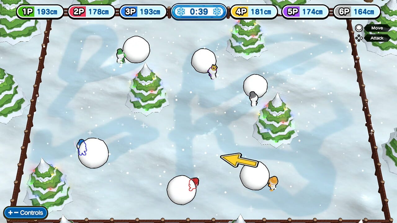 Screenshot for Slide! Throw! Snow Party