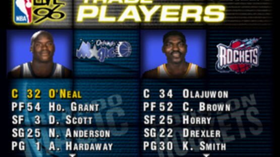 Screenshot for NBA Live 96