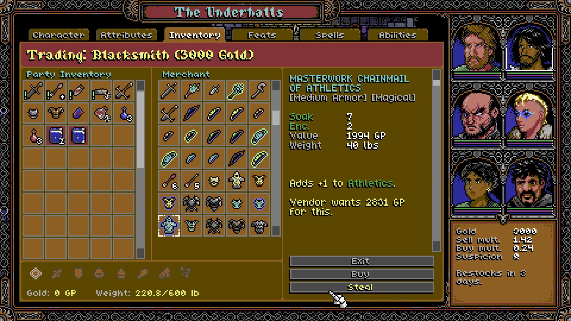 Screenshot for Skald: Against the Black Priory