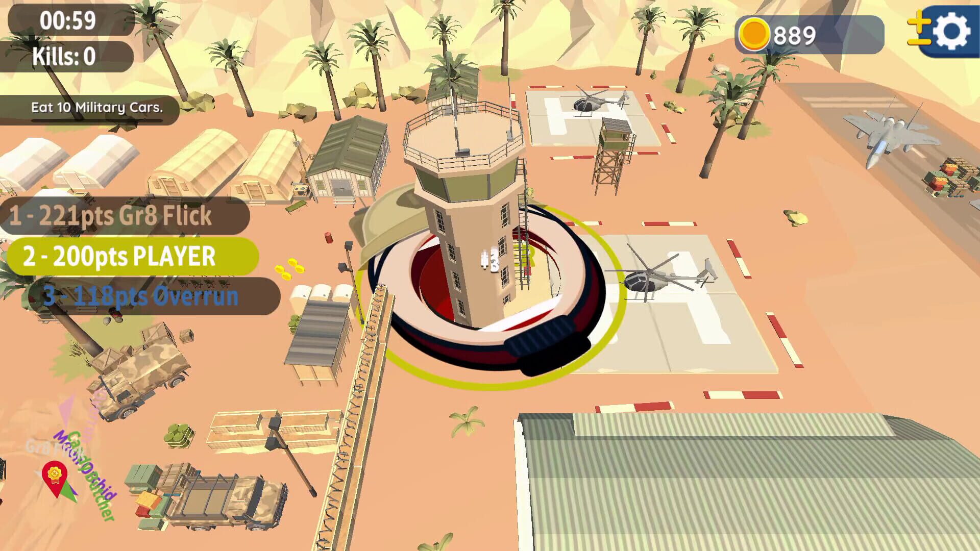 Screenshot for Hole io: Warzone
