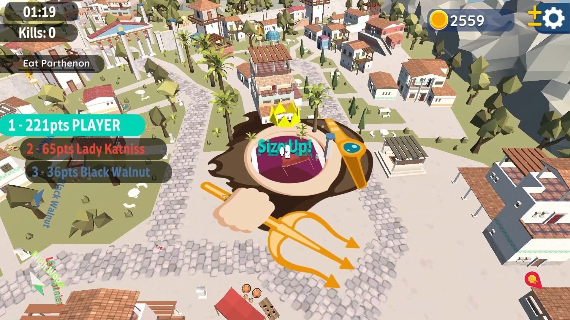 Screenshot for Hole io: Ancient DLC