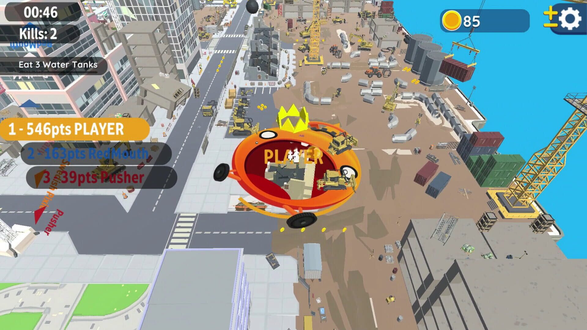 Screenshot for Hole io: Construction DLC