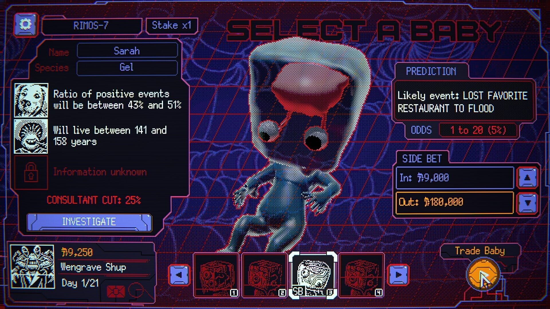 Screenshot for Space Warlord Baby Trading Simulator