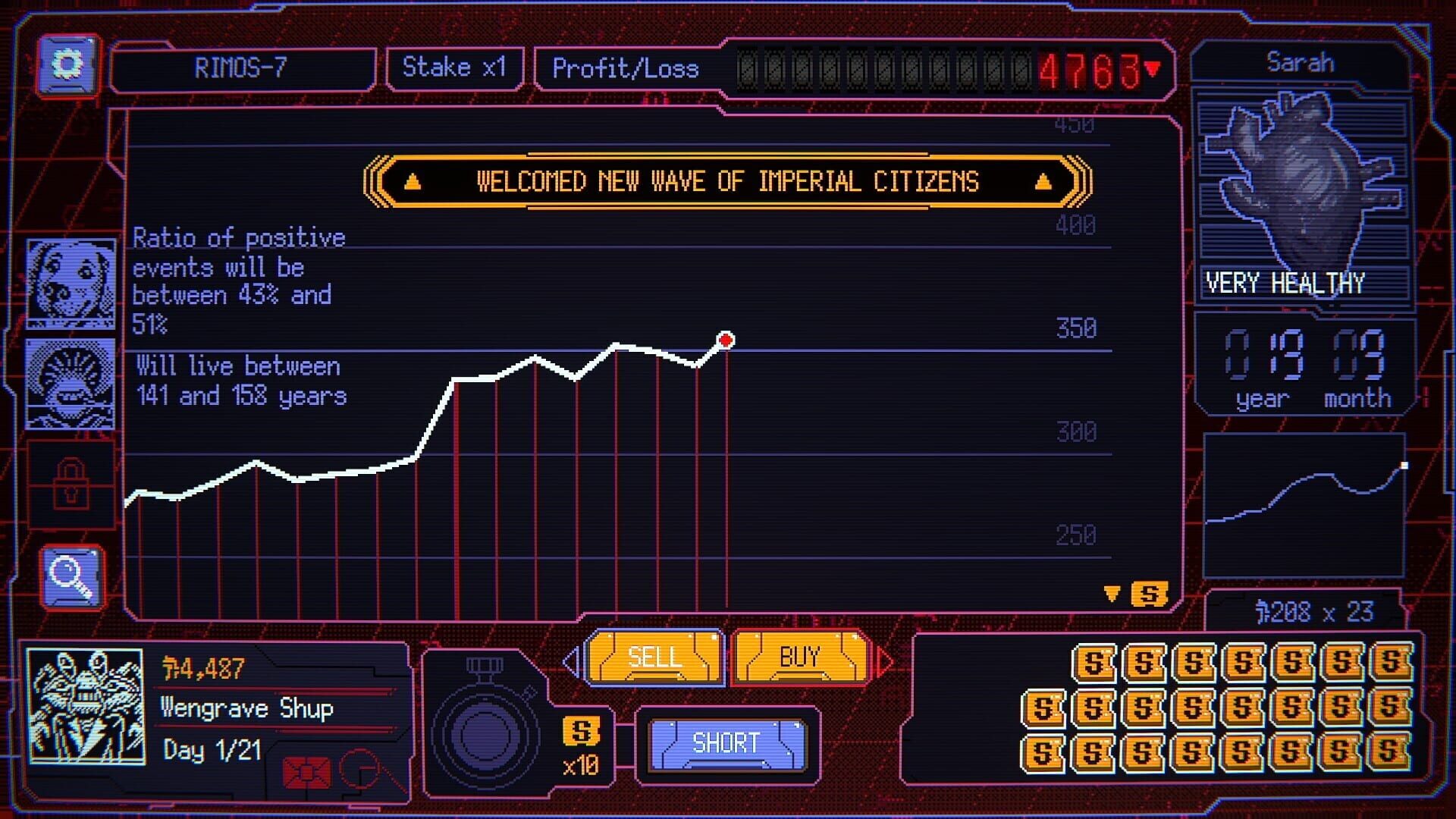 Screenshot for Space Warlord Baby Trading Simulator