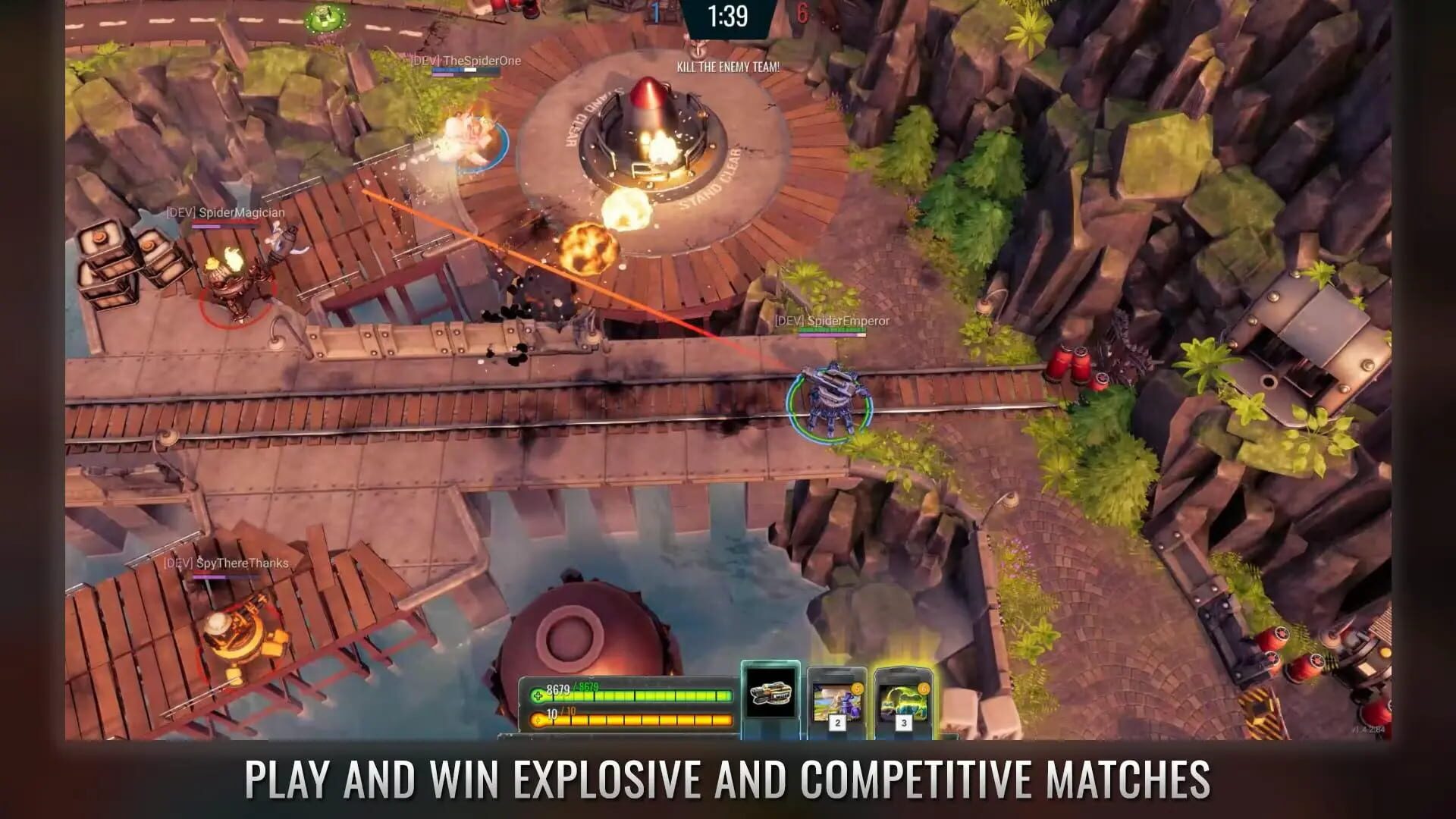 Screenshot for Spider Tanks: Cores of Chaos