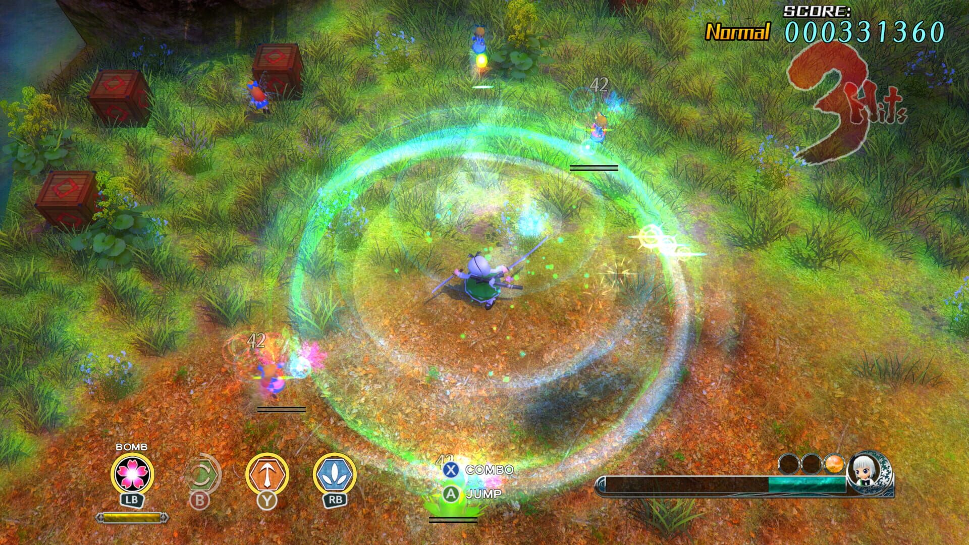 Screenshot for Touhou: Blossom Blade