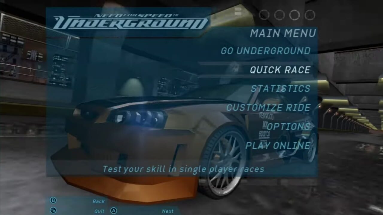Screenshot for Need for Speed: Underground