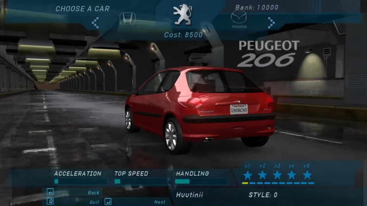 Screenshot for Need for Speed: Underground