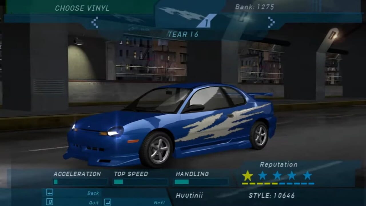 Screenshot for Need for Speed: Underground