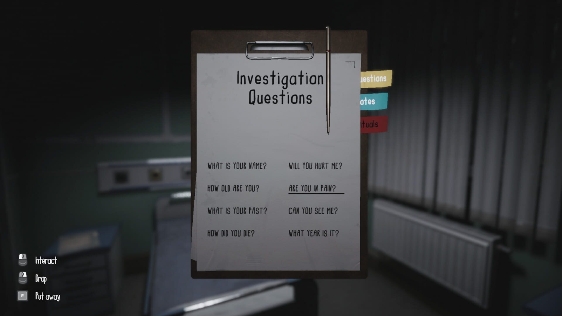 Screenshot for Paranormal Investigation