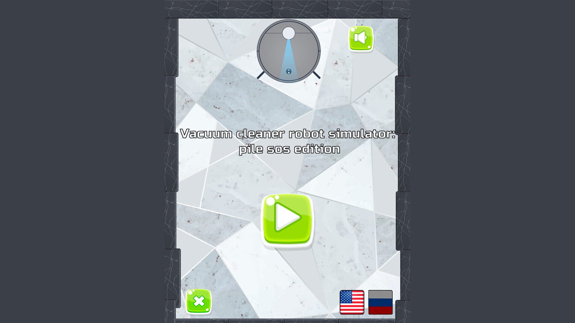 Screenshot for Vacuum Cleaner Robot Simulator: Pile Sos Edition