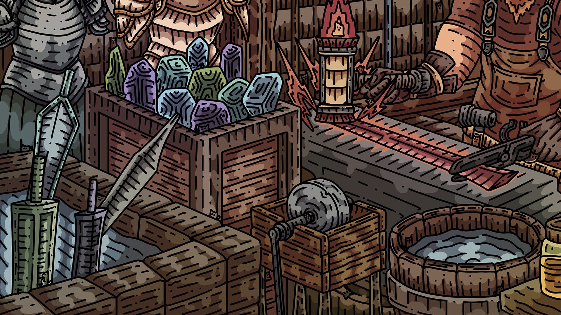 Screenshot for 100 Blacksmith Cats