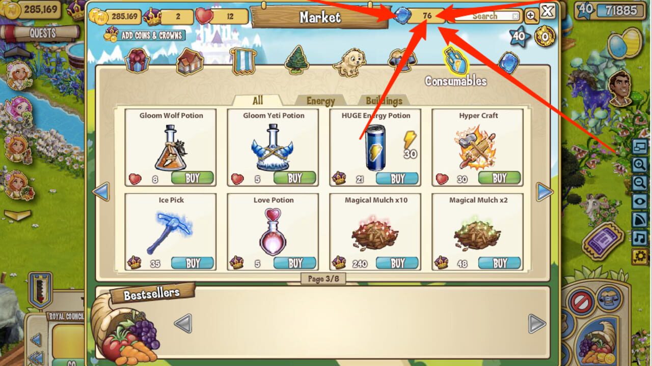 Screenshot for CastleVille