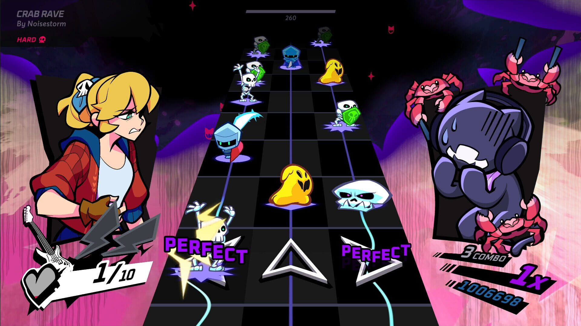 Screenshot for Rift of the NecroDancer: Monstercat - "Crab Rave"