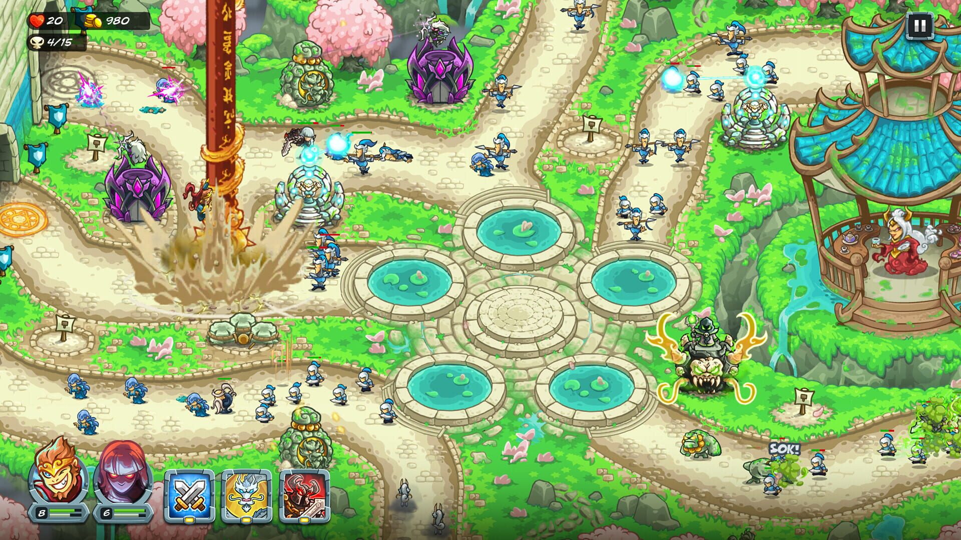 Screenshot for Kingdom Rush 5: Alliance TD - Wukong's Journey