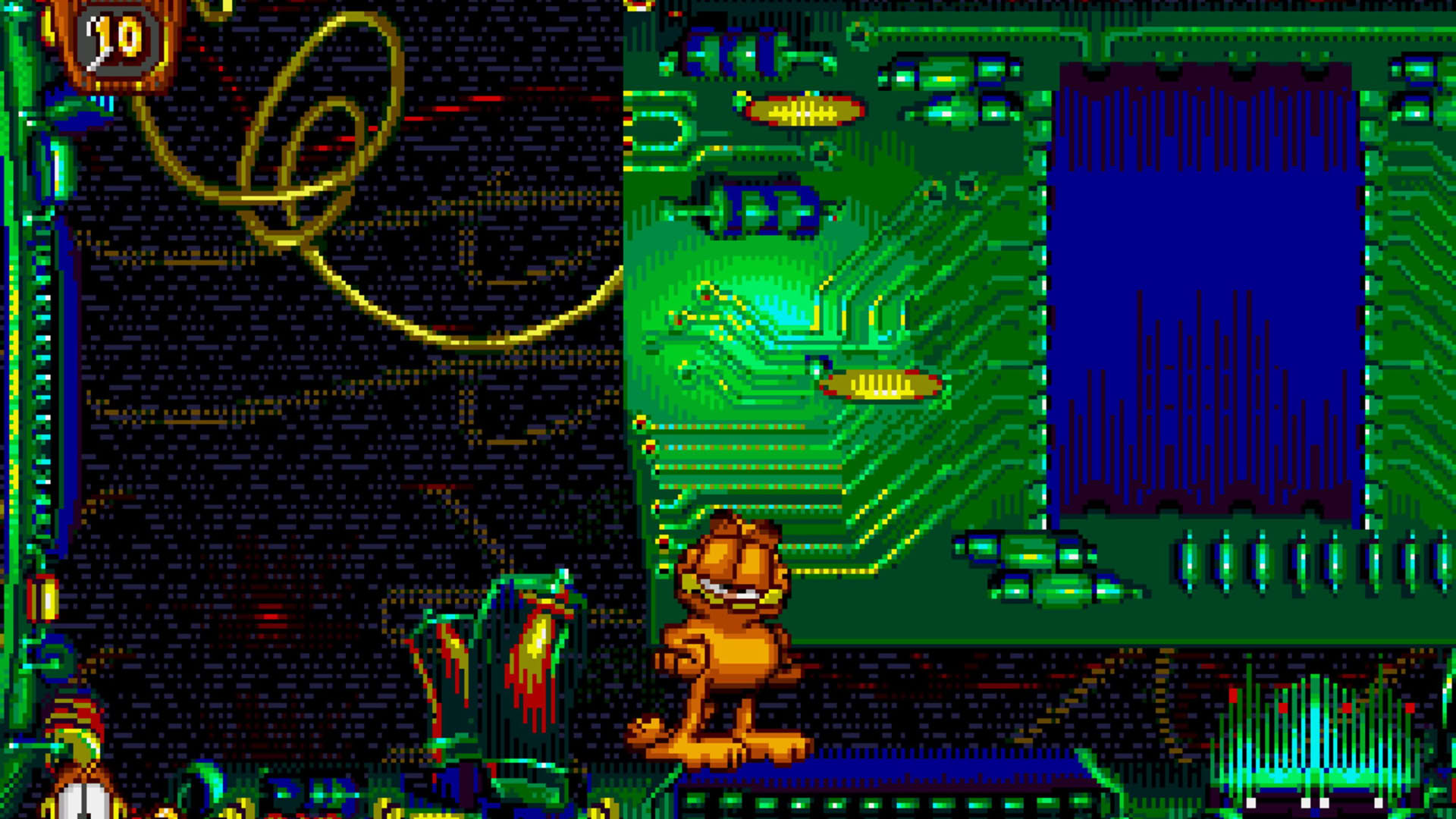 Screenshot for Garfield: Caught in the Act - Lost Levels