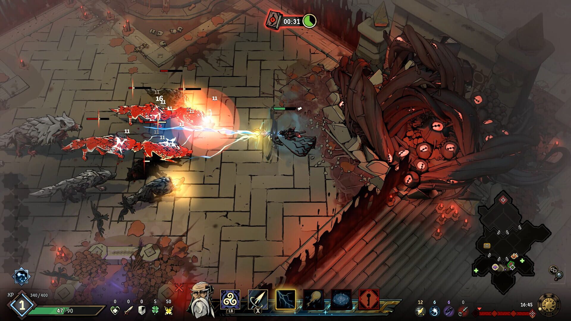 Screenshot for Ravenswatch: Merlin