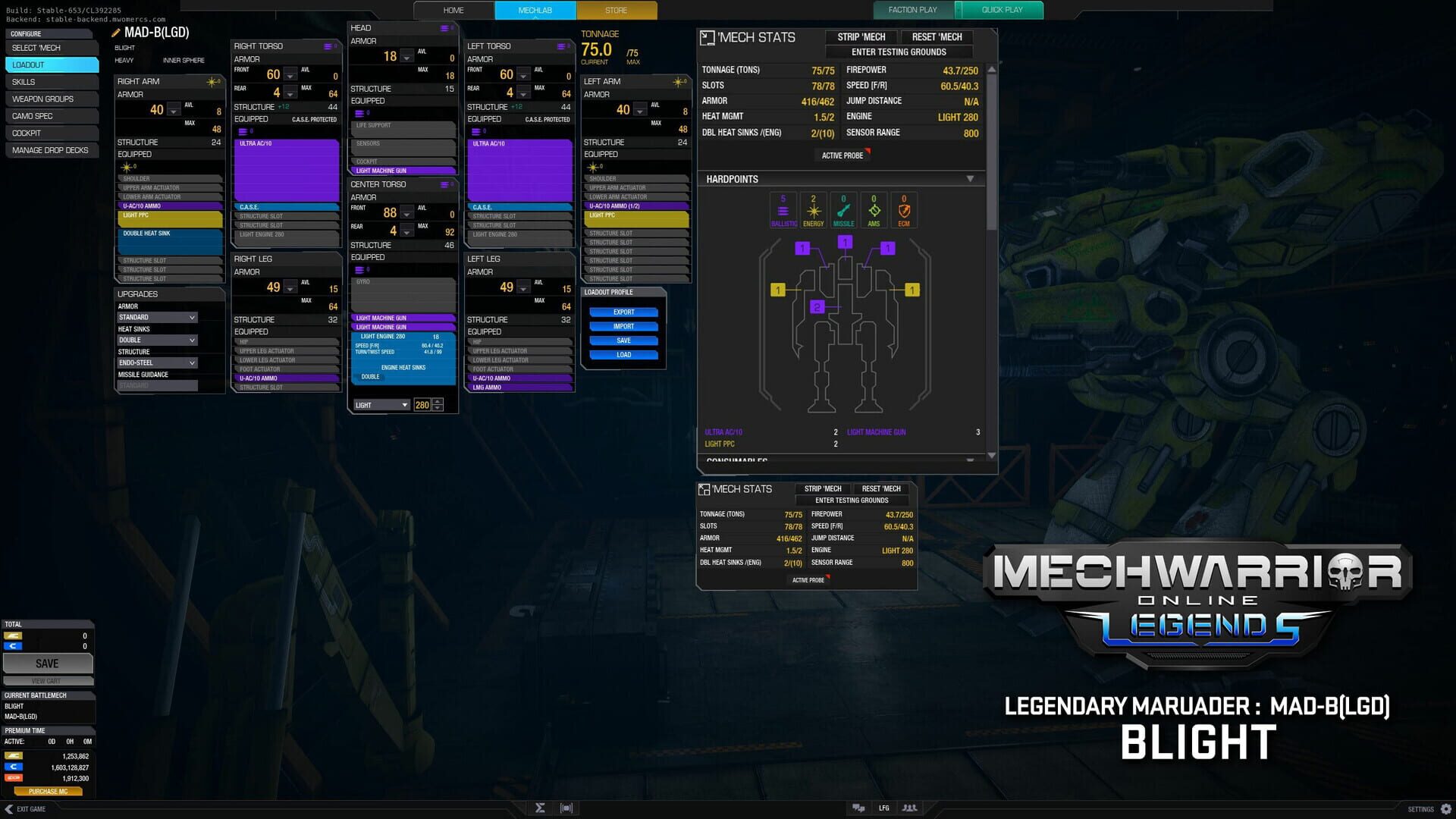 Screenshot for MechWarrior Online: Blight Legendary Mech Pack